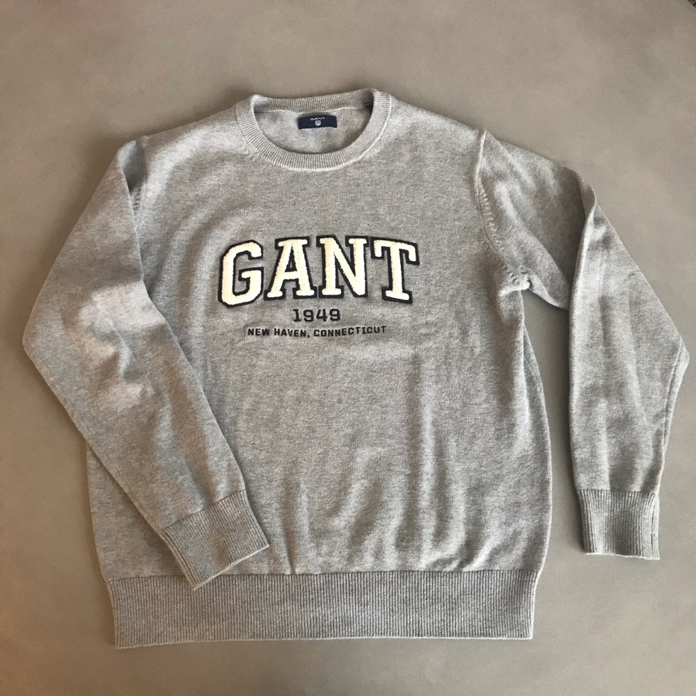 Gant boys gray sweater